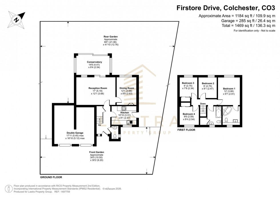 Floorplan for Firstore Drive, Colchester, CO3