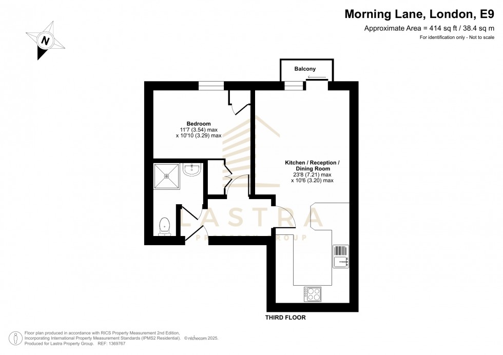 Floorplan for Morning Lane, London